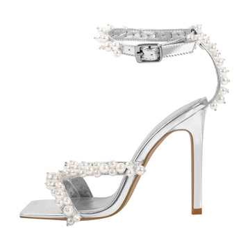 Pearl Ankle Strap Sandals