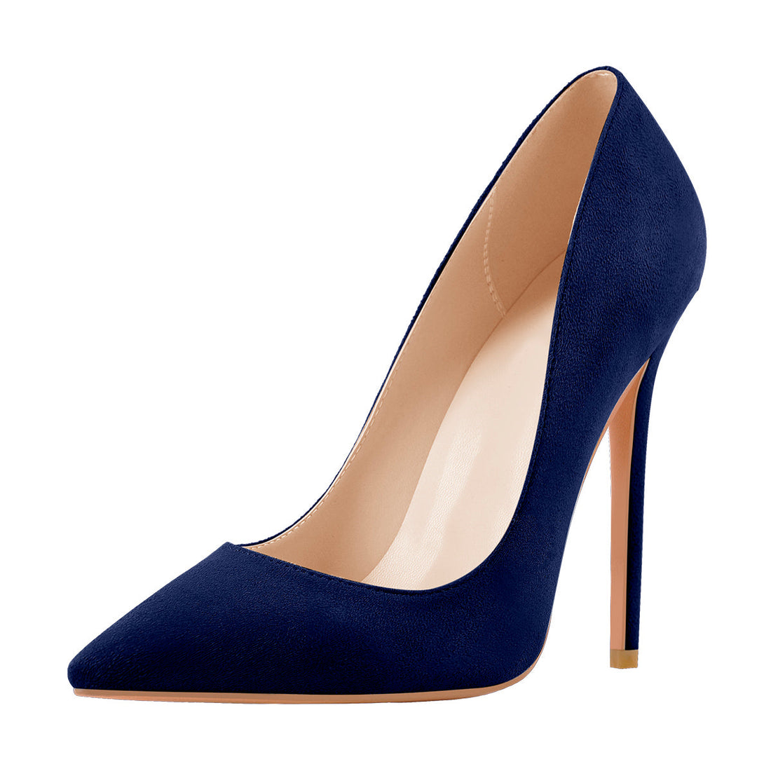 8cm 10cm 12cm Blue Pointed Toe Pumps Classic Stilettos