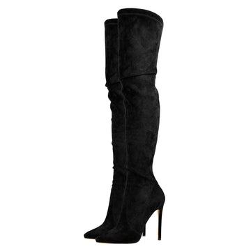 Onlymaker Boots Stretch Over the Knee High Boots